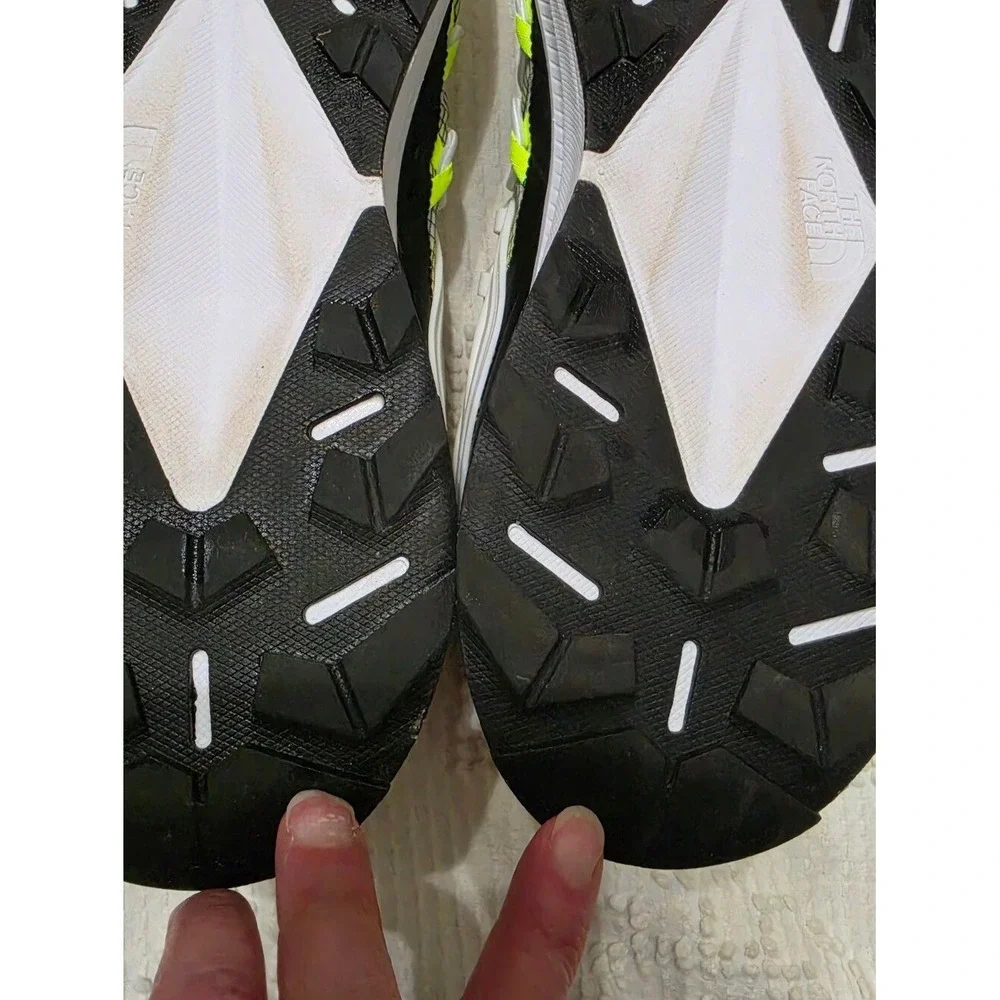 The North Face Men's Athletic Sneakers - White & Neon Yellow‎ Size 12